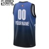 Maillot Basket Enfant All-Star 2023 Personnalisé Team 1 Nike Bleu Swingman